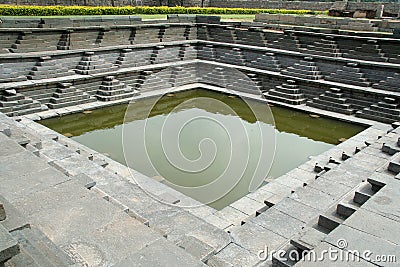 Stepped Pond Stock Photo