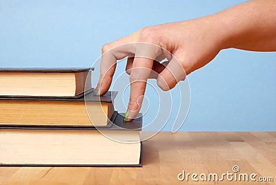 Steps in Learning Stock Photo