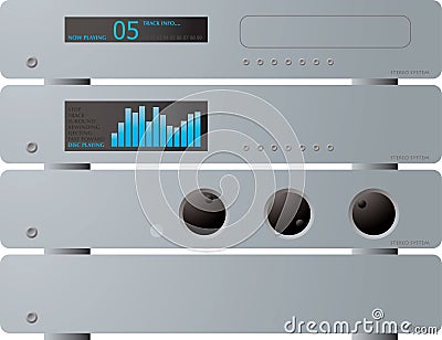 Stereo seperates Vector Illustration