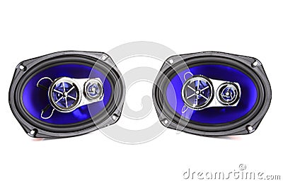 Stereo Speakers Stock Photo