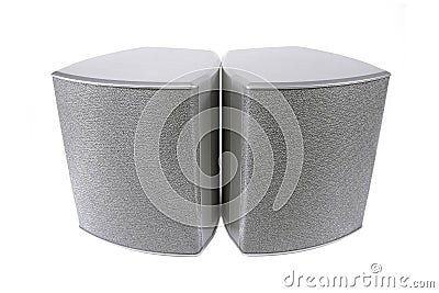 Stereo Speakers Stock Photo