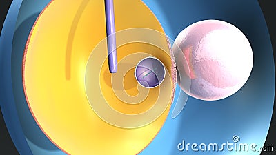 Steroid Hormones Mechanism Stock Photo