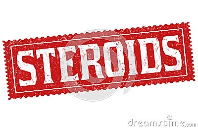 Steroids sign or stamp Vector Illustration