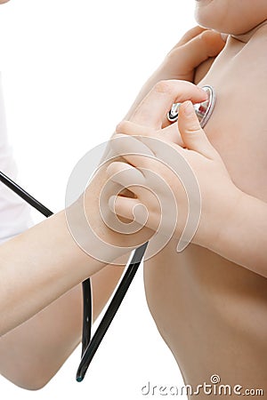 Stethoscope audition Stock Photo