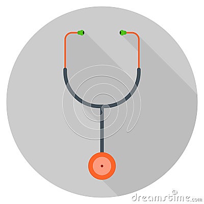 Stethoscope Icon Vector Illustration