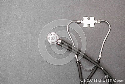 Stethoscope puzzle Stock Photo