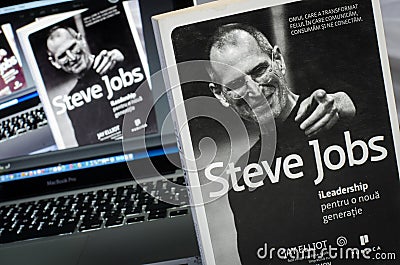 Steve Jobs Biography book Editorial Stock Photo