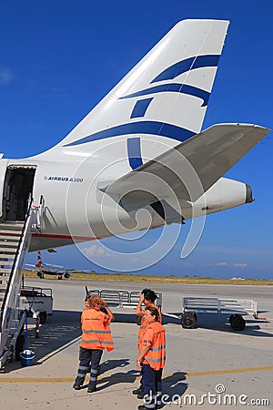 Stevedore crew Editorial Stock Photo