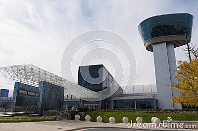 Steven F. Udvar-Hazy Smithsonian National Air and Space Museum Annex Editorial Stock Photo