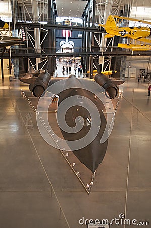 Steven F. Udvar-Hazy Smithsonian National Air and Space Museum Annex Editorial Stock Photo