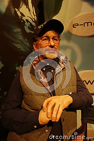 Steven Spielberg Wax Figure Editorial Stock Photo