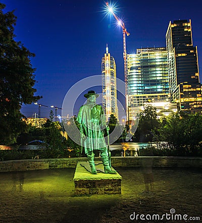 Stevie Ray Vaughan Austin Texas Stock Photo