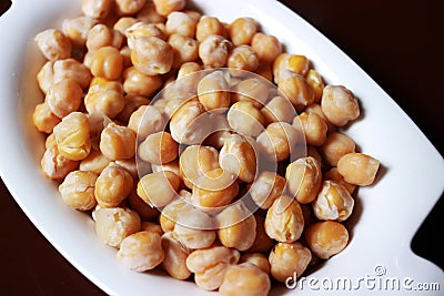 Stew peas for beer. Stock Photo