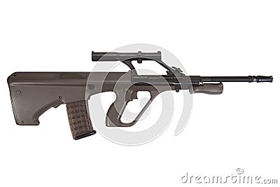 Steyer Aug assault rifle Stock Photo