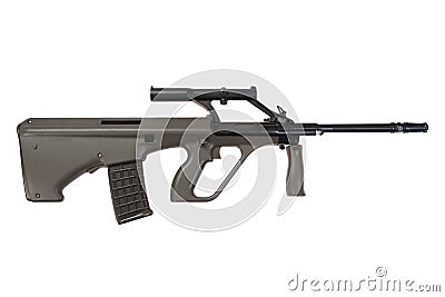 Steyer Aug assault rifle Stock Photo