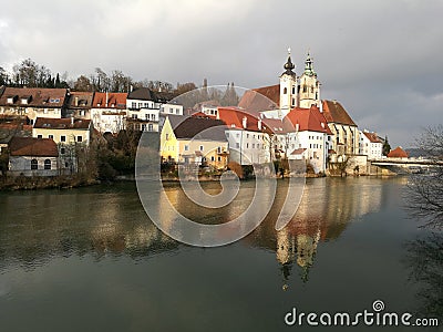 Steyr panorama Stock Photo