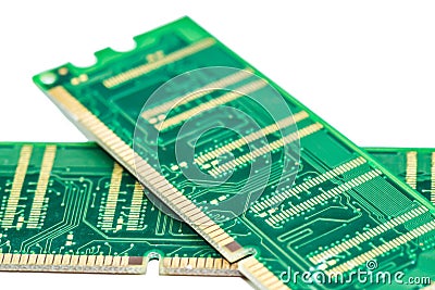 Stick of computer random access memory (RAM) Stock Photo