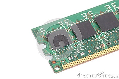 Stick of computer random access memory (RAM) Stock Photo