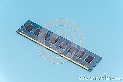 Stick of computer random access memory RAM Stock Photo