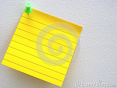 Sticky Note Stock Photo
