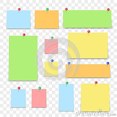 sticky note Vector Illustration