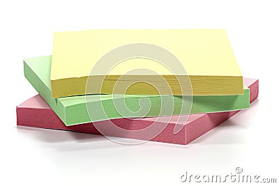 Sticky notes Stock Photo