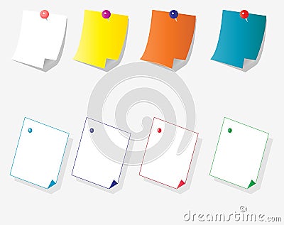 Sticky papper Stock Photo