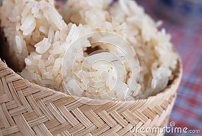 Sticky Rice Stock Photo