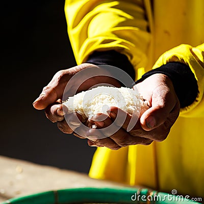 Sticky rice Stock Photo