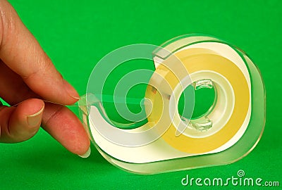 Sticky tape Stock Photo