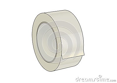 Sticky tape Vector Illustration