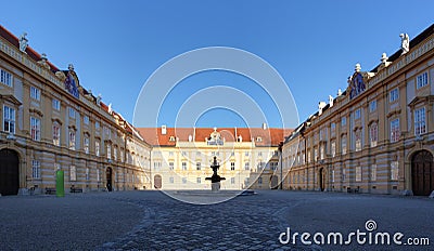 Stift Melk Abbey Church Stock Photo