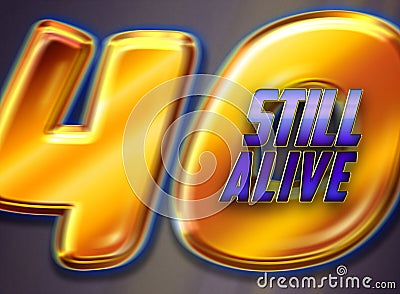 40 still alive Stock Photo