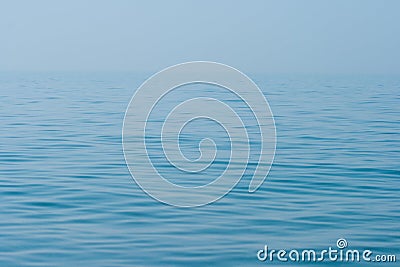 Still Calm Sea Ocean Water Surface And Horizon Stock