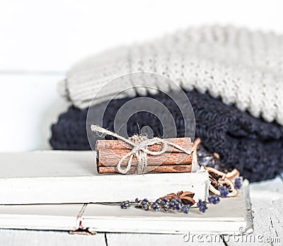 Still life with a book hipster Stock Photo