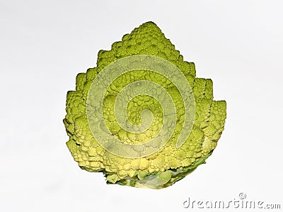 Cauliflower isolated on white Stock Photo