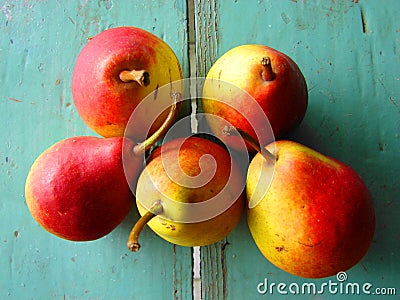 Still life with pears Stock Photo