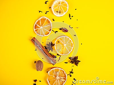 Still life tea with lemon Stock Photo