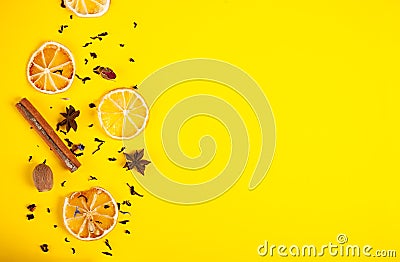 Still life tea with lemon Stock Photo