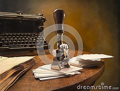 Still life vintage office Stock Photo