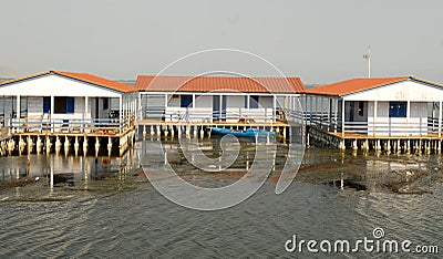 Stilts in Missolonghi Stock Photo