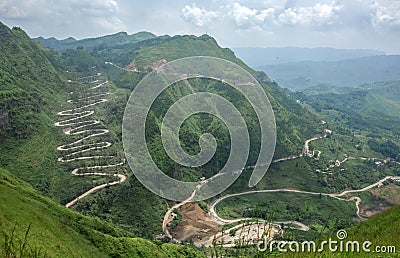 Stilwell Road In Qinglongï¼ŒGuizhou Stock Photo