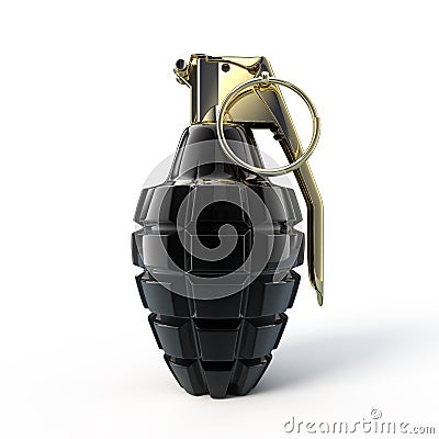 Stilyze mk-2 hand grenade Cartoon Illustration