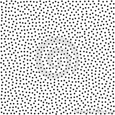 Stippling abstract dotted background for your design. Sparkling effect vector frame. Golden dots pattern isolated on the white bac Vector Illustration