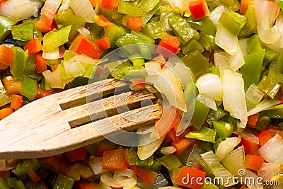 Stir fry Stock Photo