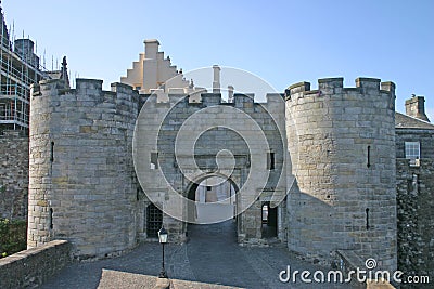 Stirling Castle in Scotland Stock Photo