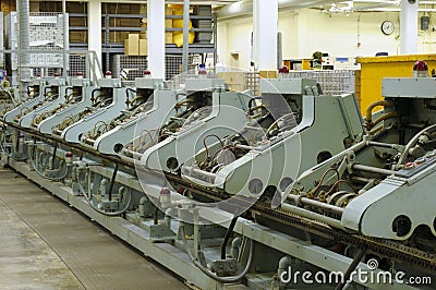 Stitching machines Stock Photo