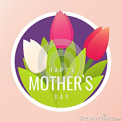 Mother`s Day Vector Illustration