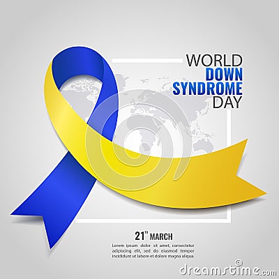 World Down Syndrome Day. Vector Illustration