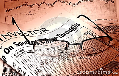 Stock Charts Stock Photo